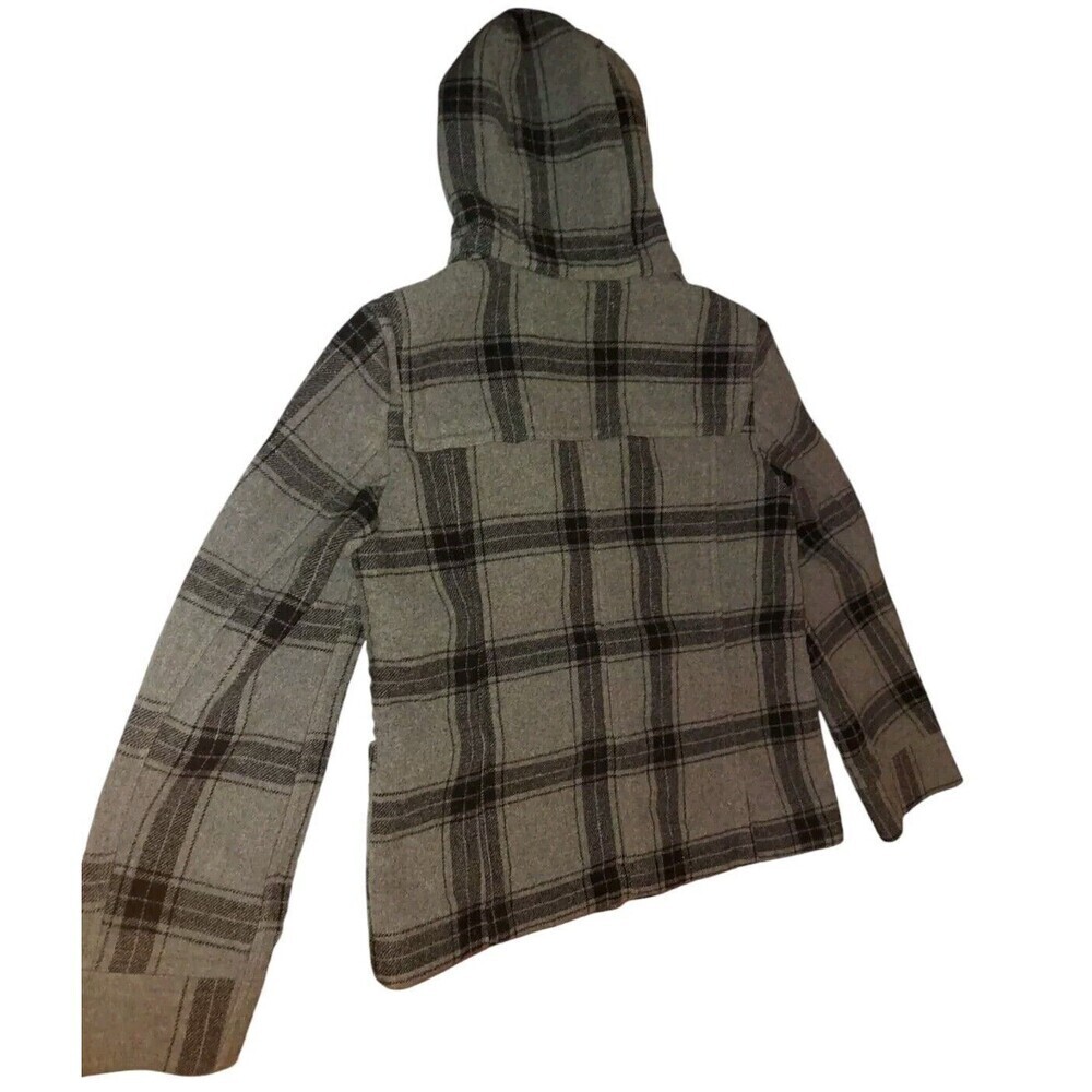 AEROPOSTALE Eighty Seven Women's Size L Gray/Black Jacket Hooded Coat - Picture 4 of 8